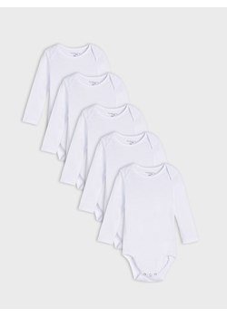 Sinsay - Body 5 pack - Biały ze sklepu Sinsay w kategorii Odzież dla niemowląt - zdjęcie 131472906