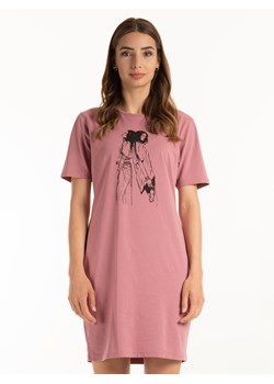 GATE T-shirtowa sukienka z graficznym nadrukiem XS ze sklepu gateshop w kategorii Sukienki - zdjęcie 131520189