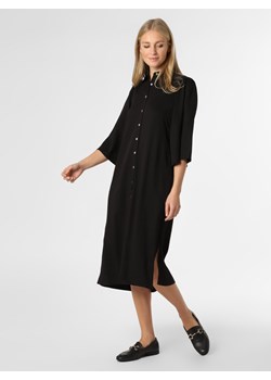 mbyM Sukienka damska Kobiety Sztuczne włókno czarny jednolity ze sklepu vangraaf w kategorii Sukienki - zdjęcie 131542779