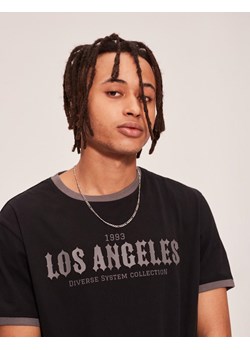 Koszulka LA JOY Czarny M ze sklepu Diverse w kategorii T-shirty męskie - zdjęcie 131567428