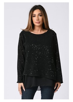 Sweter "Lennon" w kolorze czarnym ze sklepu Limango Polska w kategorii Swetry damskie - zdjęcie 131585186