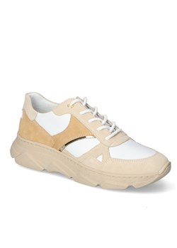Sneakersy Kampa N561/533/09/509/344 Beżowe/Białe Zamsz ze sklepu Arturo-obuwie w kategorii Buty sportowe damskie - zdjęcie 131588655