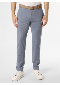 Drykorn Spodnie Mężczyźni Slim Fit Sztuczne włókno niebieski marmurkowy ze sklepu vangraaf w kategorii Spodnie męskie - zdjęcie 131876055