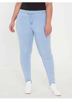 GATE Klasyczne dżinsy skinny basic dla kobiet plus size 44 ze sklepu gateshop w kategorii Jeansy damskie - zdjęcie 131942916