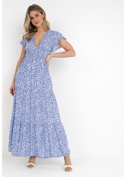 Niebieska Sukienka Chionesilea ze sklepu Born2be Odzież w kategorii Sukienki - zdjęcie 131979298