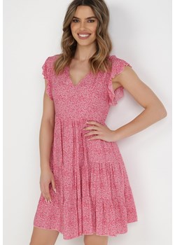 Różowa Sukienka Diomanassa ze sklepu Born2be Odzież w kategorii Sukienki - zdjęcie 132192889