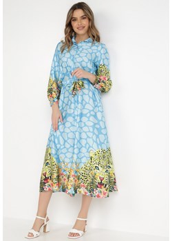 Jasnoniebieska Sukienka Haidyle ze sklepu Born2be Odzież w kategorii Sukienki - zdjęcie 132193075