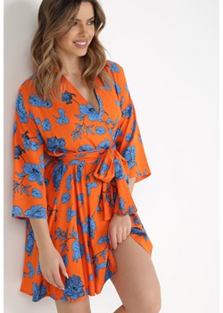 Pomarańczowa Sukienka Naesousa ze sklepu Born2be Odzież w kategorii Sukienki - zdjęcie 132193087