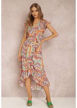 Pomarańczowa Sukienka Pronamene ze sklepu Renee odzież w kategorii Sukienki - zdjęcie 132199508