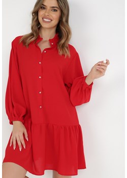 Czerwona Sukienka Amarheis ze sklepu Born2be Odzież w kategorii Sukienki - zdjęcie 132200285