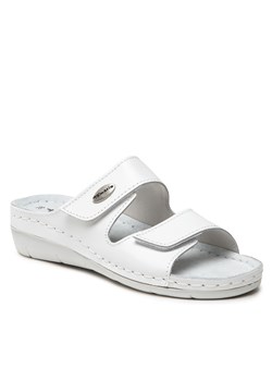 Klapki TAMARIS - 1-27510-28 White Leather 117/1 ze sklepu eobuwie.pl w kategorii Klapki damskie - zdjęcie 132255106