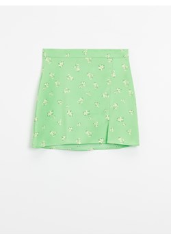 Zielona spódnica w drobne kwiaty - Zielony ze sklepu House w kategorii Spódnice - zdjęcie 132257187