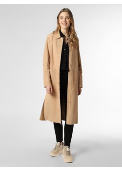 Milestone - Damski płaszcz skórzany, beżowy ze sklepu vangraaf w kategorii Płaszcze damskie - zdjęcie 132417749