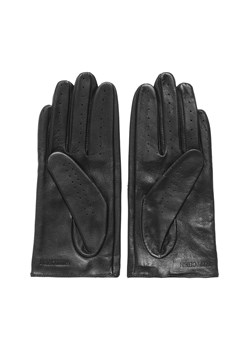 Samochodowe rękawiczki damskie skórzane czarne ze sklepu WITTCHEN w kategorii Rękawiczki damskie - zdjęcie 132449467
