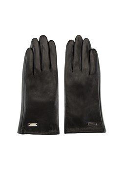 Damskie rękawiczki skórzane klasyczne czarne ze sklepu WITTCHEN w kategorii Rękawiczki damskie - zdjęcie 132449495