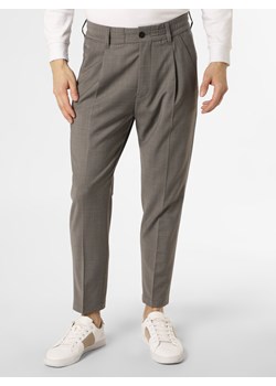 Drykorn Spodnie  Mężczyźni Sztuczne włókno szary jednolity ze sklepu vangraaf w kategorii Spodnie męskie - zdjęcie 132515887