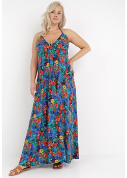 Niebieska Sukienka Artasia ze sklepu Born2be Odzież w kategorii Sukienki - zdjęcie 132558699