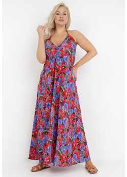 Niebiesko-Różowa Sukienka Artasia ze sklepu Born2be Odzież w kategorii Sukienki - zdjęcie 132558705