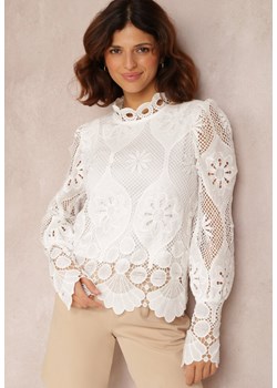 Biała Bluzka Asoanthe ze sklepu Renee odzież w kategorii Bluzki damskie - zdjęcie 132560958