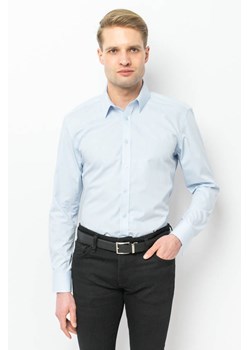 koszula męska del mare club błękitna slim fit ze sklepu Royal Shop w kategorii Koszule męskie - zdjęcie 132629795