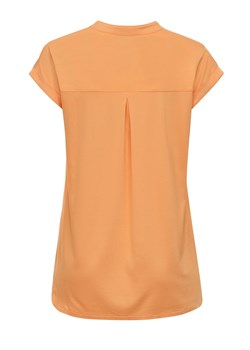 Pomarańczowa bluzka V dekolt damska ze sklepu OCHNIK w kategorii Bluzki damskie - zdjęcie 132633498