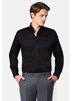 Koszula Elegancka Czarna Blackburn ze sklepu Lancerto S.A. w kategorii Koszule męskie - zdjęcie 132677467