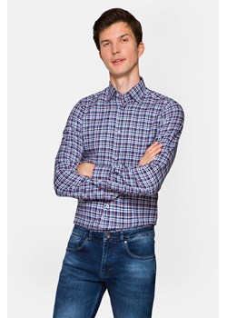 Koszula Granatowa w Kratę Froki ze sklepu Lancerto S.A. w kategorii Koszule męskie - zdjęcie 132677468