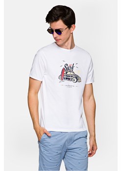 Koszulka Biała Reggie ze sklepu Lancerto S.A. w kategorii T-shirty męskie - zdjęcie 132677636
