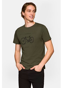 Koszulka Ciemnozielona Ollie ze sklepu Lancerto S.A. w kategorii T-shirty męskie - zdjęcie 132677648