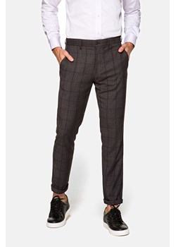 Spodnie w Kratę Grafitowe George ze sklepu Lancerto S.A. w kategorii Spodnie męskie - zdjęcie 132678787