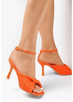 Pomarańczowe Sandały Iromeda