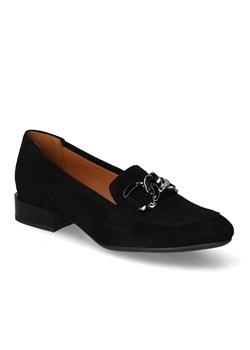 Mokasyny Gamis 5099 Czarne Zamsz ze sklepu Arturo-obuwie w kategorii Mokasyny damskie - zdjęcie 132756756