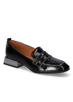 Mokasyny Gamis 5327/A128 Czarne Lakier ze sklepu Arturo-obuwie w kategorii Mokasyny damskie - zdjęcie 132756868