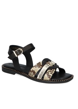 Sandały Tamaris 1-28108-28/098 Czarne Lico ze sklepu Arturo-obuwie w kategorii Sandały damskie - zdjęcie 132757619