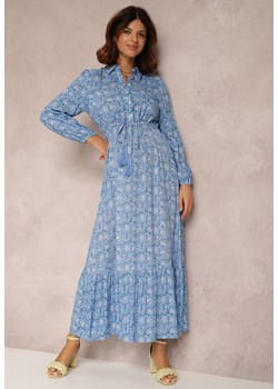 Niebieska Sukienka Poleusa ze sklepu Renee odzież w kategorii Sukienki - zdjęcie 132816185