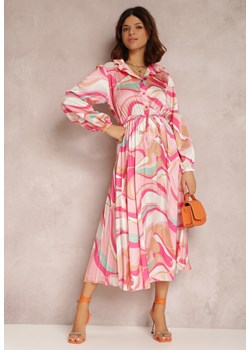 Fuksjowa Sukienka Naerusa ze sklepu Renee odzież w kategorii Sukienki - zdjęcie 132816225