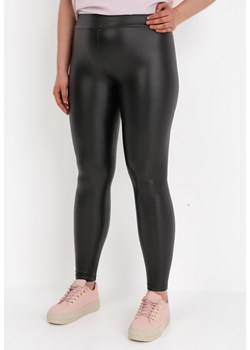 Czarne Legginsy Hyronia ze sklepu Born2be Odzież w kategorii Spodnie damskie - zdjęcie 132819426