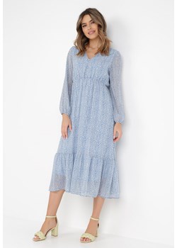 Jasnoniebieska Sukienka Ianthessa ze sklepu Born2be Odzież w kategorii Sukienki - zdjęcie 132821458