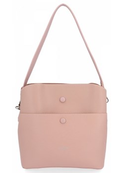 Uniwersalne Torebki Damskie Na Co Dzień David Jones Pudrowy Róż (kolory) ze sklepu PaniTorbalska w kategorii Torby Shopper bag - zdjęcie 132822745
