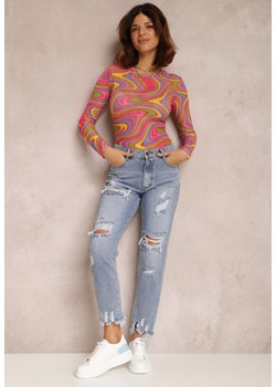 Jasnoniebieskie Jeansy Boyfriend Oreitharis ze sklepu Renee odzież w kategorii Jeansy damskie - zdjęcie 132874358