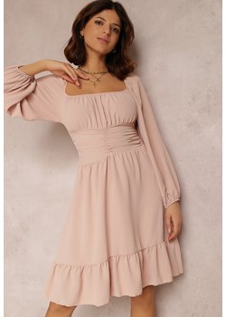Ciemnoróżowa Sukienka Megadia ze sklepu Renee odzież w kategorii Sukienki - zdjęcie 132874478