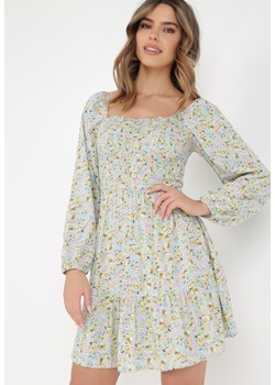 Jasnoniebieska Sukienka Typhosa ze sklepu Born2be Odzież w kategorii Sukienki - zdjęcie 132950467