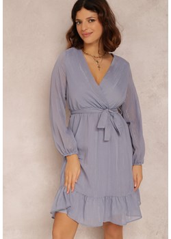 Niebieska Sukienka Iphina ze sklepu Renee odzież w kategorii Sukienki - zdjęcie 132950619