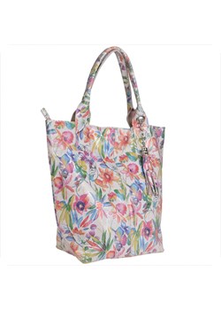 Torba worek skóra naturalna wzór kwiaty borse in pelle ze sklepu melon.pl w kategorii Torby Shopper bag - zdjęcie 133014419