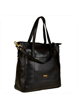 Vezze torba shopper czarna ze skóry naturalnej xl ze sklepu melon.pl w kategorii Torby Shopper bag - zdjęcie 133014435