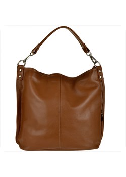 Torebka skórzana camel brąz na ramię xl ze sklepu melon.pl w kategorii Torby Shopper bag - zdjęcie 133015615