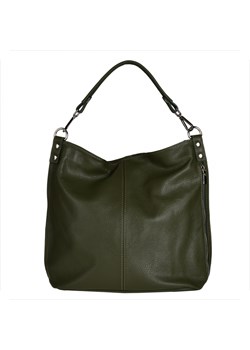 Torebka  shopper bag skórzana oliwka xl ze sklepu melon.pl w kategorii Torby Shopper bag - zdjęcie 133016428