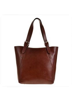 Torebka skórzana shopper xl koniak  genuine leather ze sklepu melon.pl w kategorii Torby Shopper bag - zdjęcie 133016739