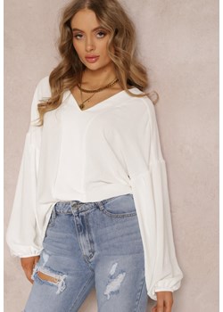 Biała Bluzka Dynenope ze sklepu Renee odzież w kategorii Bluzki damskie - zdjęcie 133020308