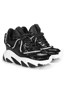 Czarne sneakersy damskie PERI ze sklepu Domenoshoes w kategorii Buty sportowe damskie - zdjęcie 133034826